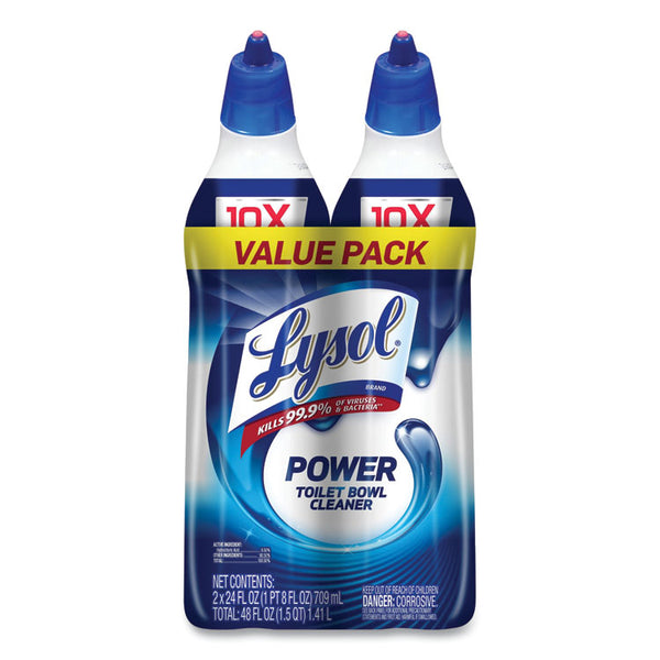 LYSOL® Brand Disinfectant Toilet Bowl Cleaner, Atlantic Fresh, 24 oz Bottle, 2/Pack (RAC98016PK)