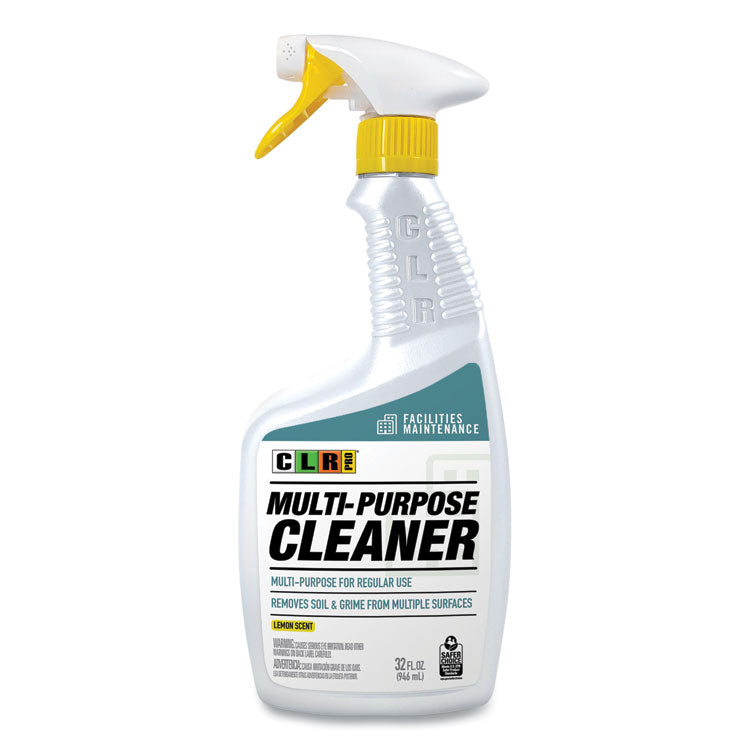 CLR PRO® Multi-Purpose Cleaner, Lemon Scent, 32 oz Bottle, 6/Carton (JELFMMPC326PRO) Case of 6