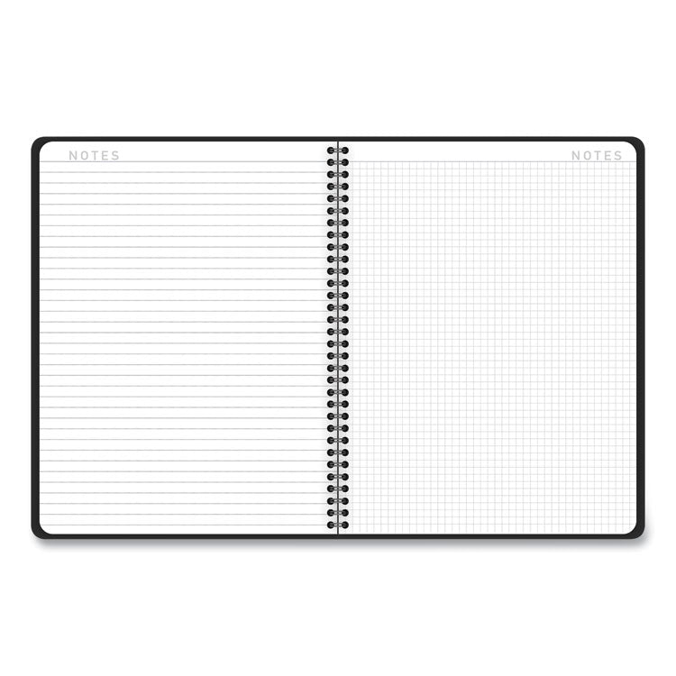 AT-A-GLANCE® Contemporary Lite Weekly/Monthly Planner, 11 x 8.25, Black Simulated Leather Cover, 12-Month (Jan to Dec): 2025 (AAG7095XL05)