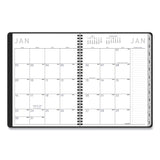 AT-A-GLANCE® Contemporary Lite Weekly/Monthly Planner, 11 x 8.25, Black Simulated Leather Cover, 12-Month (Jan to Dec): 2025 (AAG7095XL05)