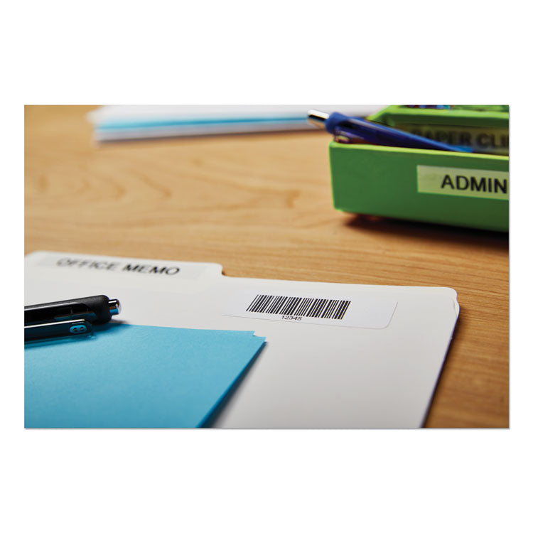 DYMO® LabelWriter Bar Code Labels, 0.75" x 2.5", White, 450 Labels/Roll (DYM1738595)