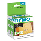 DYMO® LabelWriter Address Labels, 1.12" x 3.5", Clear, 130 Labels/Roll (DYM30254)