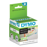 DYMO® LabelWriter 1-UP File Folder Labels, 0.56" x 3.43", White, 130 Labels Roll, 2 Rolls/Pack (DYM30327)