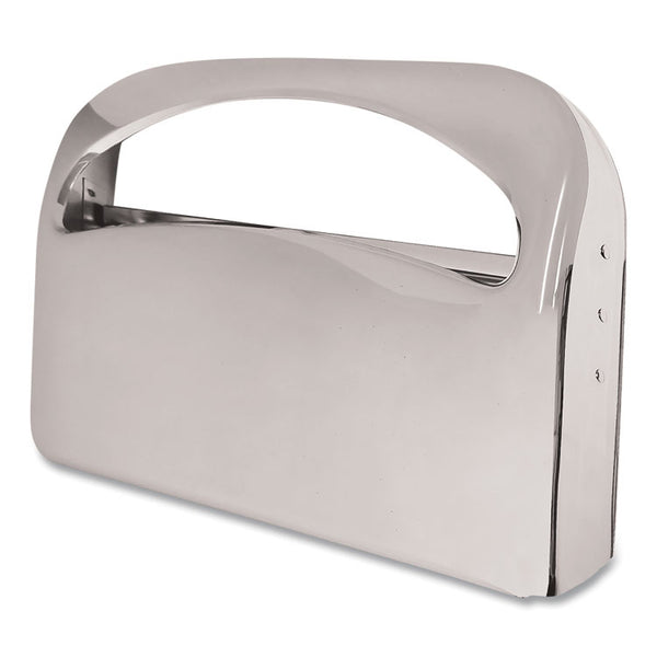 Boardwalk® Toilet Seat Cover Dispenser, 16 x 3 x 11.5, Chrome (BWKKD200)