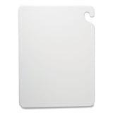 San Jamar® Cut-N-Carry Color Cutting Boards, Plastic, 20 x 15 x 0.5, White (SJMCB152012WH) Each