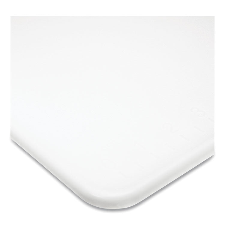 San Jamar® Cut-N-Carry Color Cutting Boards, Plastic, 20 x 15 x 0.5, White (SJMCB152012WH) Each