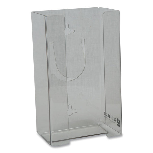 San Jamar® Clear Plexiglas Disposable Glove Dispenser, 1-Box, Plexiglas, Clear, 5.5 x 3.75 x 10 (SJMG0803)