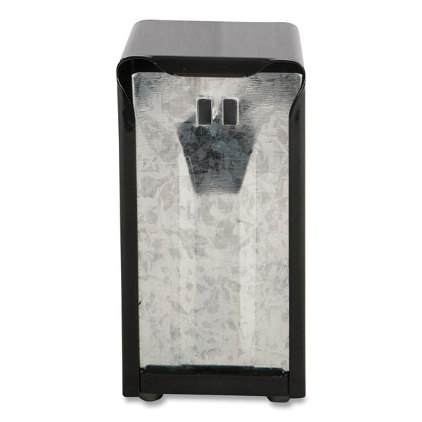 San Jamar® Tabletop Napkin Dispenser, Tall Fold, 3.75 x 4 x 7.5, Capacity: 150, Black (SJMH900BK)
