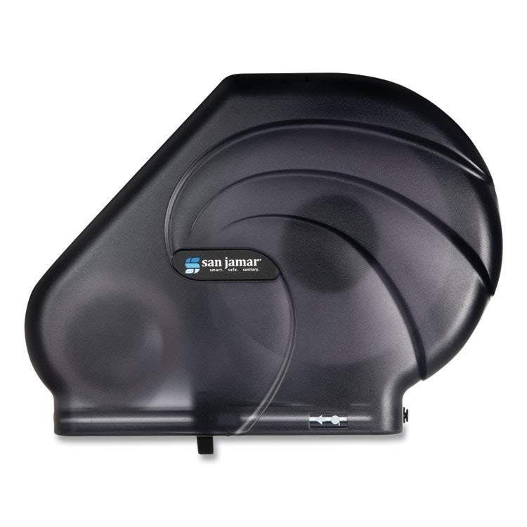 San Jamar® Oceans Reserva Jumbo Tissue Dispenser with Stub, 16.75 x 5.5 x 12.25, Black Pearl (SJMR3090TBK) Each