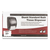 San Jamar® Duett Standard Bath Tissue Dispenser, 2 Roll, 7.5 x 7 x 12.75, Black Pearl (SJMR3500TBK) Each