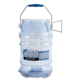 San Jamar® Saf-T-Ice Tote, 6 gal, Transparent Blue (SJMSI6000) Each