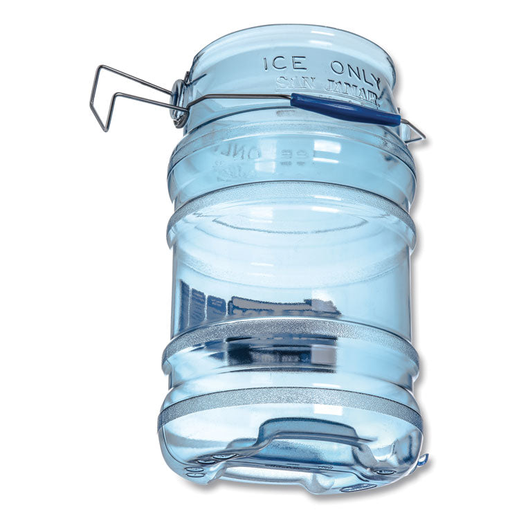 San Jamar® Saf-T-Ice Tote, 6 gal, Transparent Blue (SJMSI6000) Each