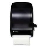 San Jamar® Lever Roll Towel Dispenser, Classic, 12.94 x 9.25 x 16.5, Transparent Black Pearl (SJMT1100TBK) Each