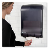 San Jamar® Ultrafold Multifold/C-Fold Towel Dispenser, Classic, 11.75 x 6.25 x 18, Black Pearl (SJMT1700TBK)