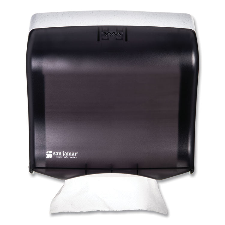 San Jamar® Ultrafold Fusion C-Fold and Multifold Towel Dispenser, 11.5 x 5.5 x 11.5, Black (SJMT1755TBK) Each