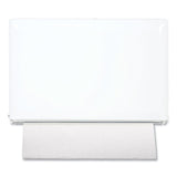 San Jamar® Singlefold Paper Towel Dispenser, 10.75 x 6 x 7.5, White (SJMT1800WH)