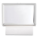 San Jamar® Singlefold Paper Towel Dispenser, 10.75 x 6 x 7.5, Chrome (SJMT1800XC) Each