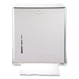 San Jamar® True Fold C-Fold/Multifold Paper Towel Dispenser, 11.63 x 5 x 14.5, Chrome (SJMT1905XC) Each