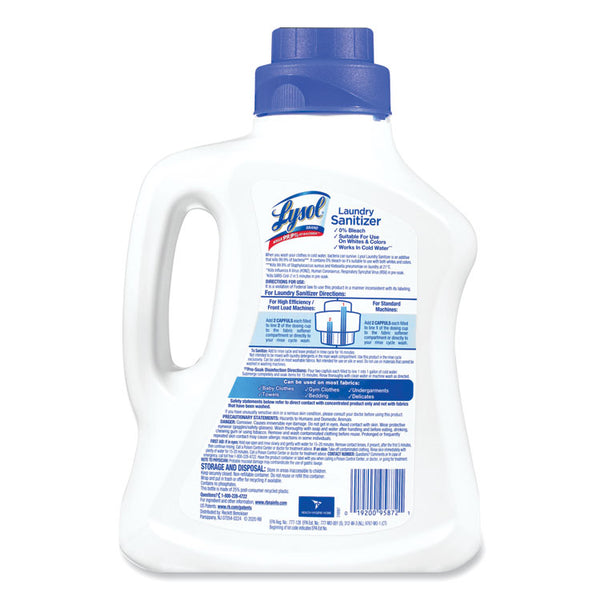 LYSOL® Brand Laundry Sanitizer, Liquid, Crisp Linen, 90 oz (RAC95872EA) Each