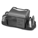 San Jamar® Venue Napkin Dispenser with Advertising Inset, 6.5 x 6.13 x 6.9, Capacity: 200, Black (SJMH4005TBK) Each