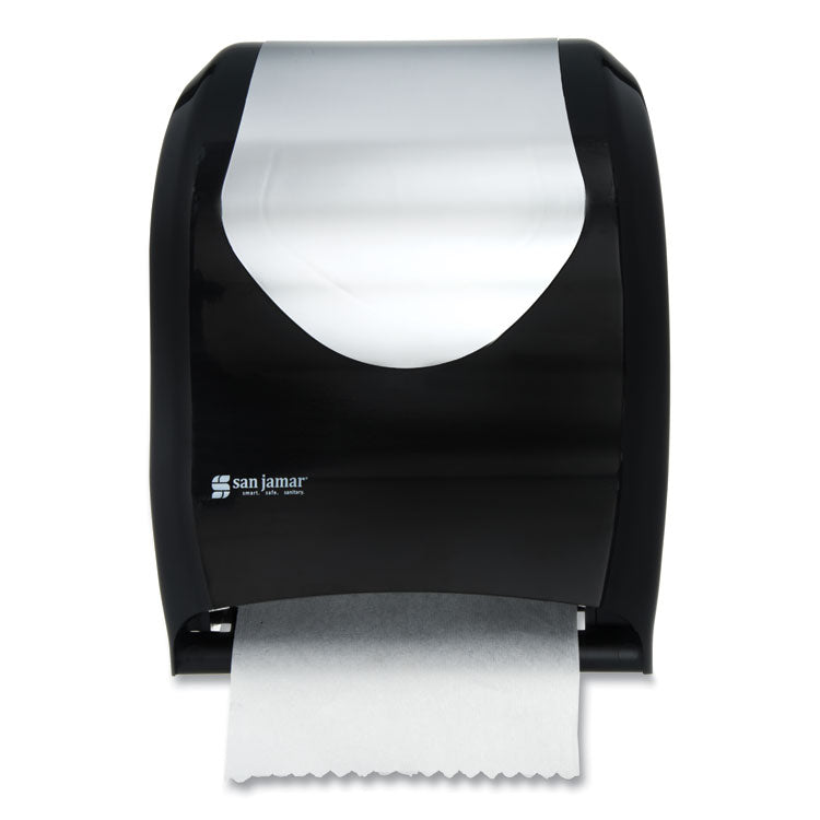 San Jamar® Tear-N-Dry Touchless Roll Towel Dispenser, 16.75 x 10 x 12.5, Black/Silver (SJMT1370BKSS) Each