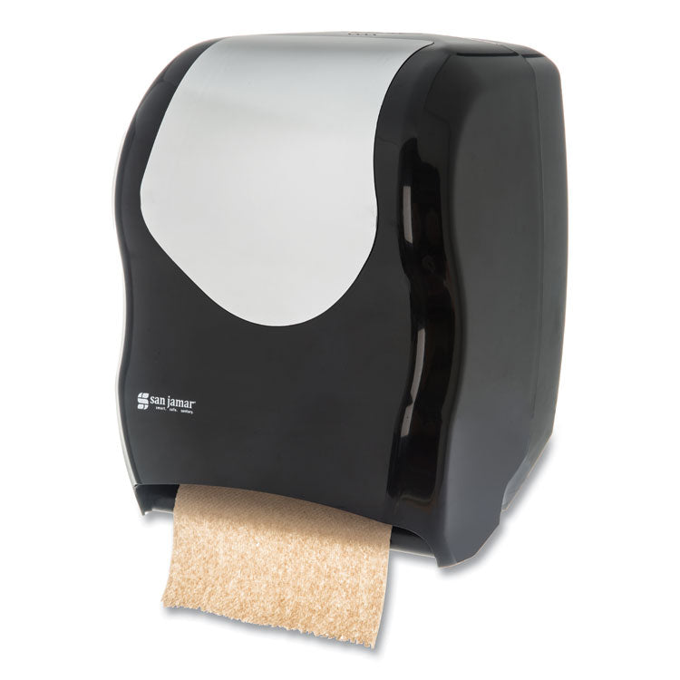 San Jamar® Tear-N-Dry Touchless Roll Towel Dispenser, 16.75 x 10 x 12.5, Black/Silver (SJMT1370BKSS) Each