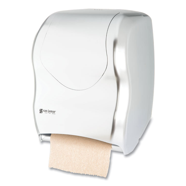 San Jamar® Tear-N-Dry Touchless Roll Towel Dispenser, 16.75 x 10 x 12.5, Silver (SJMT1370SS) Each