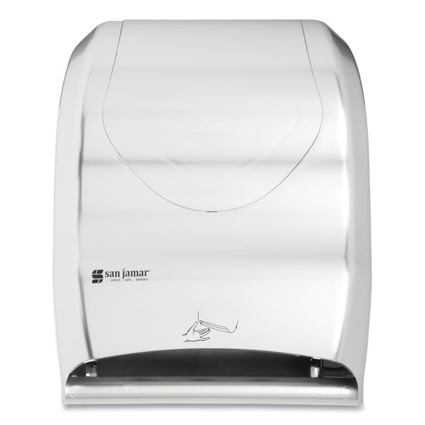 San Jamar® Smart System with iQ Sensor Towel Dispenser, 16.5 x 9.75 x 12, Silver (SJMT1470SS)