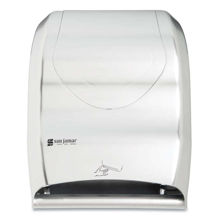 San Jamar® Smart System with iQ Sensor Towel Dispenser, 16.5 x 9.75 x 12, Silver (SJMT1470SS) Each