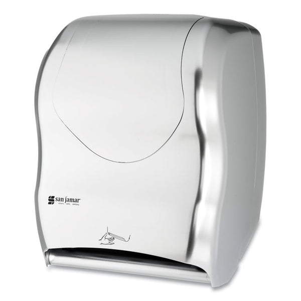 San Jamar® Smart System with iQ Sensor Towel Dispenser, 16.5 x 9.75 x 12, Silver (SJMT1470SS)