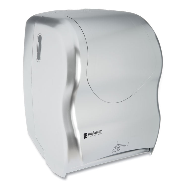 San Jamar® Smart System with iQ Sensor Towel Dispenser, 16.5 x 9.75 x 12, Silver (SJMT1470SS) Each