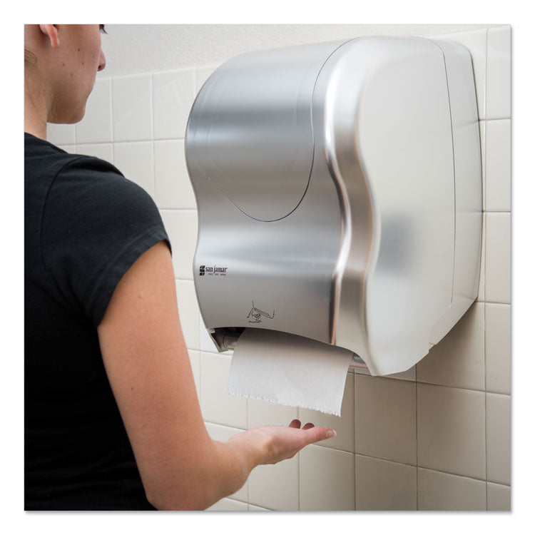 San Jamar® Smart System with iQ Sensor Towel Dispenser, 16.5 x 9.75 x 12, Silver (SJMT1470SS) Each