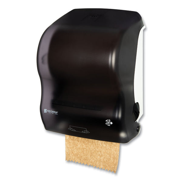 San Jamar® Simplicity Mechanical Roll Towel Dispenser, 15.25 x 13 x 10.25, Black (SJMT7400TBK)