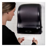 San Jamar® Simplicity Mechanical Roll Towel Dispenser, 15.25 x 13 x 10.25, Black (SJMT7400TBK) Each