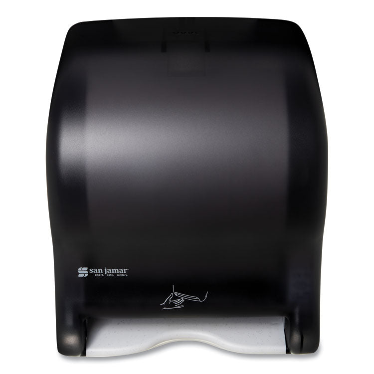 San Jamar® Smart Essence Electronic Roll Towel Dispenser, 11.88 x 9.1 x 14.4, Black (SJMT8400TBK) Each