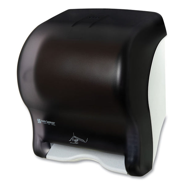 San Jamar® Smart Essence Electronic Roll Towel Dispenser, 11.88 x 9.1 x 14.4, Black (SJMT8400TBK)
