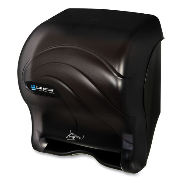 San Jamar® Oceans Smart Essence Electronic Towel Dispenser, 11.88 x 9.1 x 14.4, Black (SJMT8490TBK)