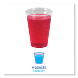 Boardwalk® Translucent Plastic Cold Cups, 9 oz, Polypropylene, 100/Pack (BWKTRANSCUP9PK) Pack of 100