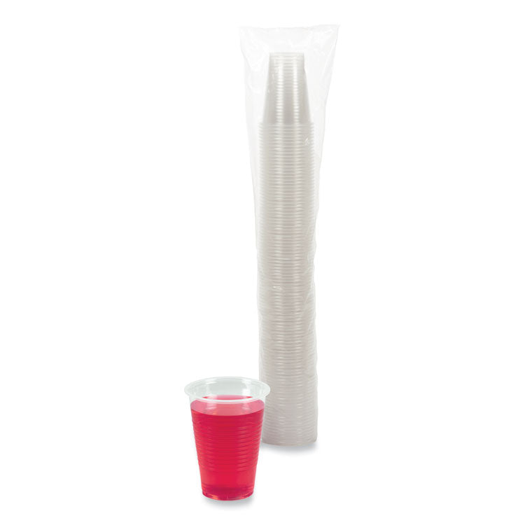 Boardwalk® Translucent Plastic Cold Cups, 9 oz, Polypropylene, 100/Pack (BWKTRANSCUP9PK) Pack of 100