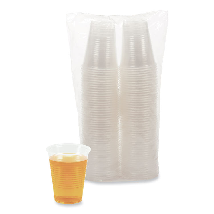 Boardwalk® Translucent Plastic Cold Cups, 10 oz, Polypropylene, 100 Cups/Sleeve, 10 Sleeves/Carton (BWKTRANSCUP10CT)