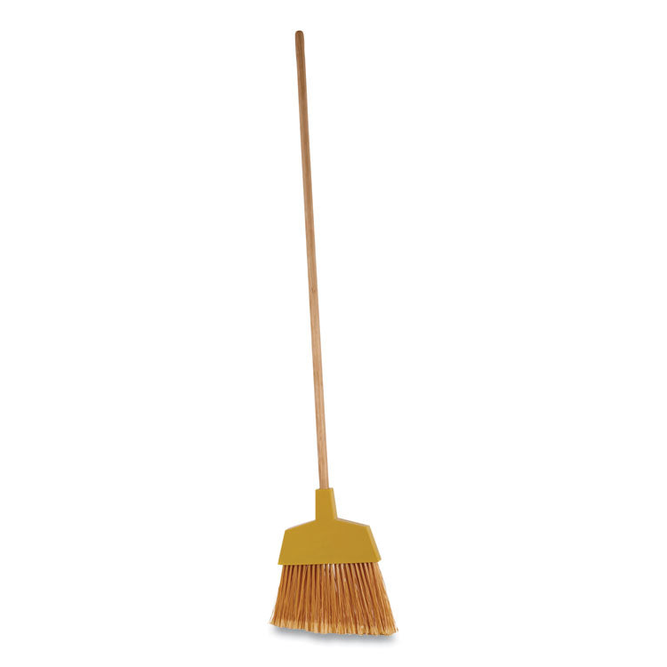 Boardwalk® Angler Broom, 53" Handle, Yellow (BWK932AEA)