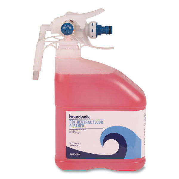 Boardwalk® PDC Neutral Floor Cleaner, Tangy Fruit Scent, 3 Liter Bottle (BWK4814EA)