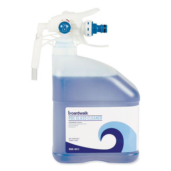 Boardwalk® PDC Glass Cleaner, 3 Liter Bottle (BWK4813EA)