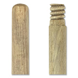 Boardwalk® Angler Broom, 53" Handle, Yellow (BWK932AEA)