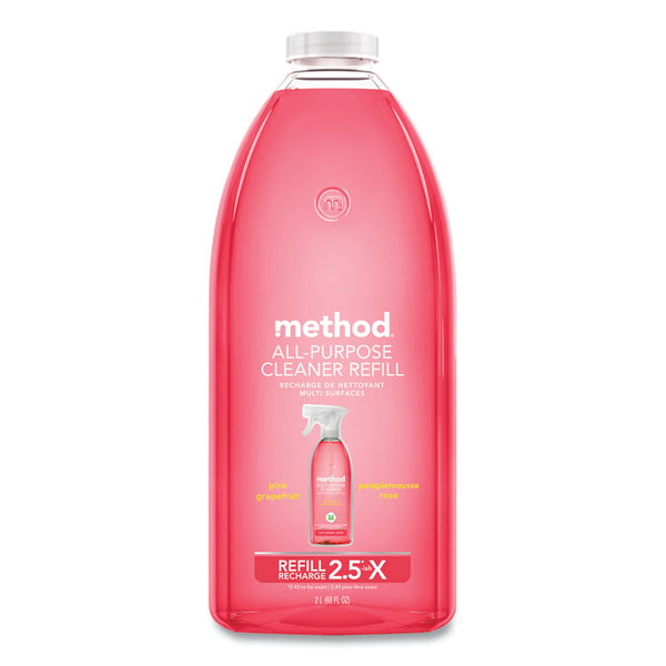 Method® All Surface Cleaner, Grapefruit Scent, 68 oz Plastic Bottle, 6/Carton (MTH01468CT) Case of 6