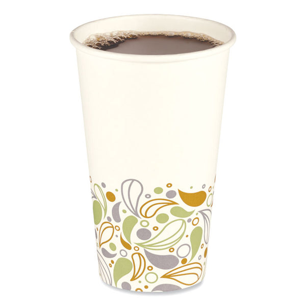 Boardwalk® Deerfield Printed Paper Hot Cups, 16 oz, 50 Cups/Sleeve, 20 Sleeves/Carton (BWKDEER16HCUP) Case of 1000