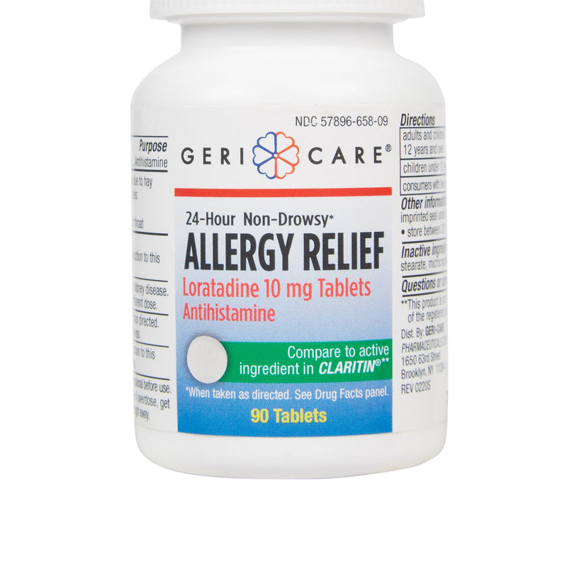 Geri-Care® Allergy Relief 10 mg Strength Tablet 90 per Bottle (689195_CS) 12/CS
