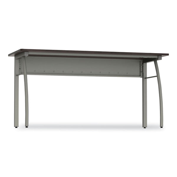 Linea Italia® Trento Line Rectangular Desk, 59.13" x 23.63" x 29.5", Mocha (LITTR742MOC)