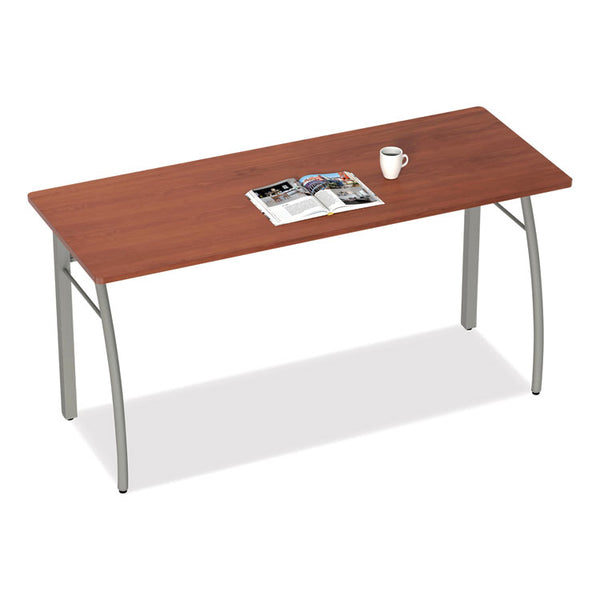 Linea Italia® Trento Line Rectangular Desk, 59.13" x 23.63" x 29.5", Cherry (LITTR742CH)