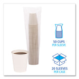 Boardwalk® Paper Hot Cups, 8 oz, White, 20 Cups/Sleeve, 50 Sleeves/Carton (BWKWHT8HCUP)